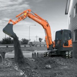 Перегружатель леса Doosan DX225LL