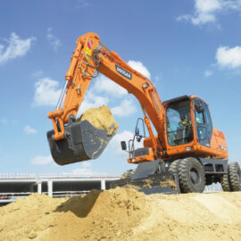 Колесный экскаватор Doosan DX140W Колесный экскаватор Doosan DX140W