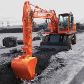 Колесный экскаватор Doosan DX160W Колесный экскаватор Doosan DX160W
