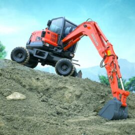 Колесный экскаватор Doosan DX55W Колесный экскаватор Doosan DX55W