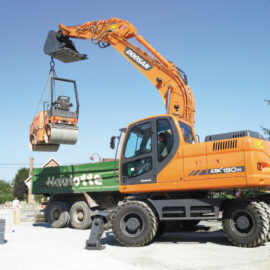 Колесный экскаватор Doosan DX190W Колесный экскаватор Doosan DX190W